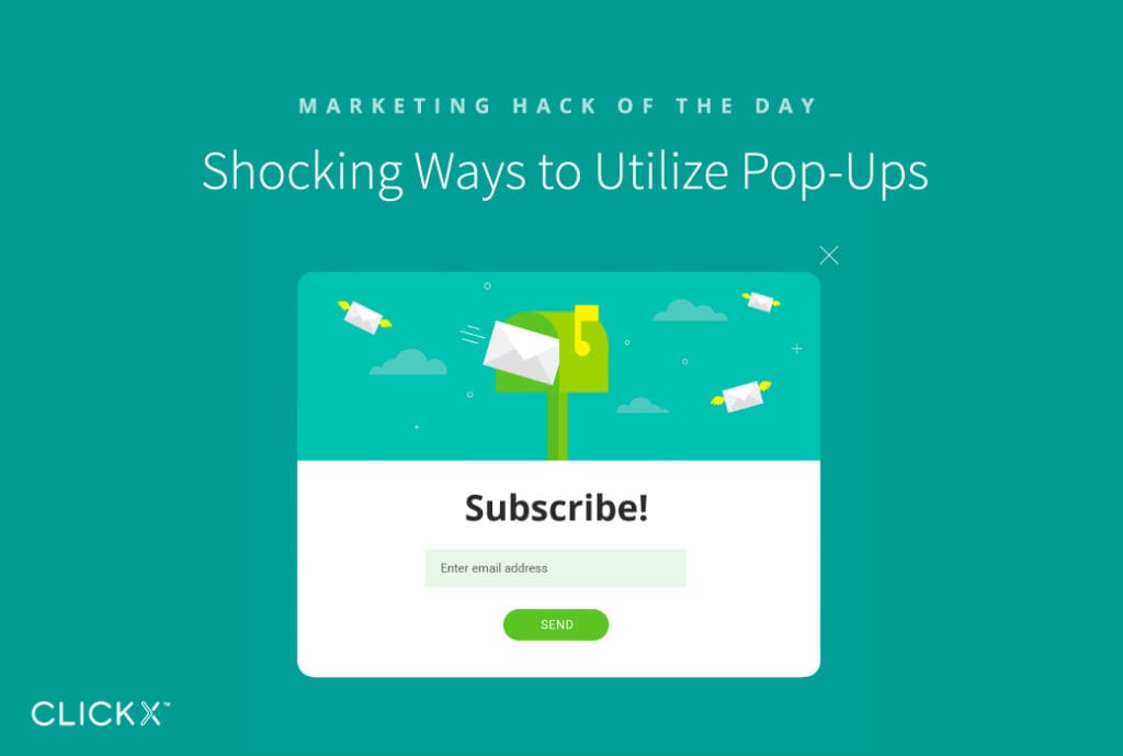 Shocking Ways to Utilize Pop-Ups